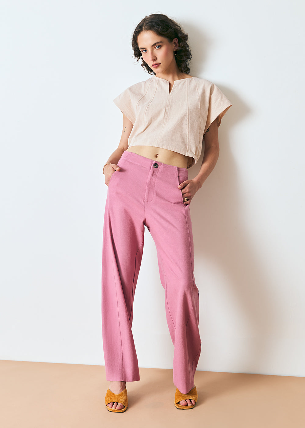 Colette Pant - Pink - Dagg & Stacey - back view