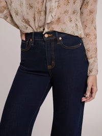 Lily Wide Leg - Blue Butterfly