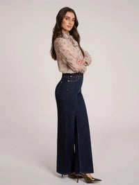 Lily Wide Leg - Blue Butterfly