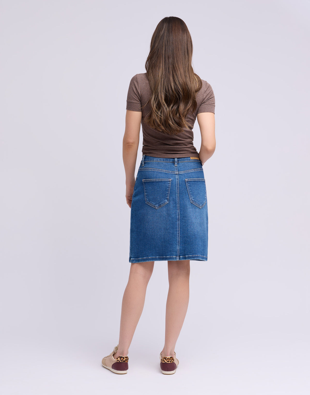 Button Down Skirt - Ruth - Yoga Jeans - detail view