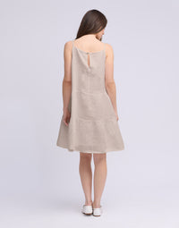 Isabella Dress - Beige