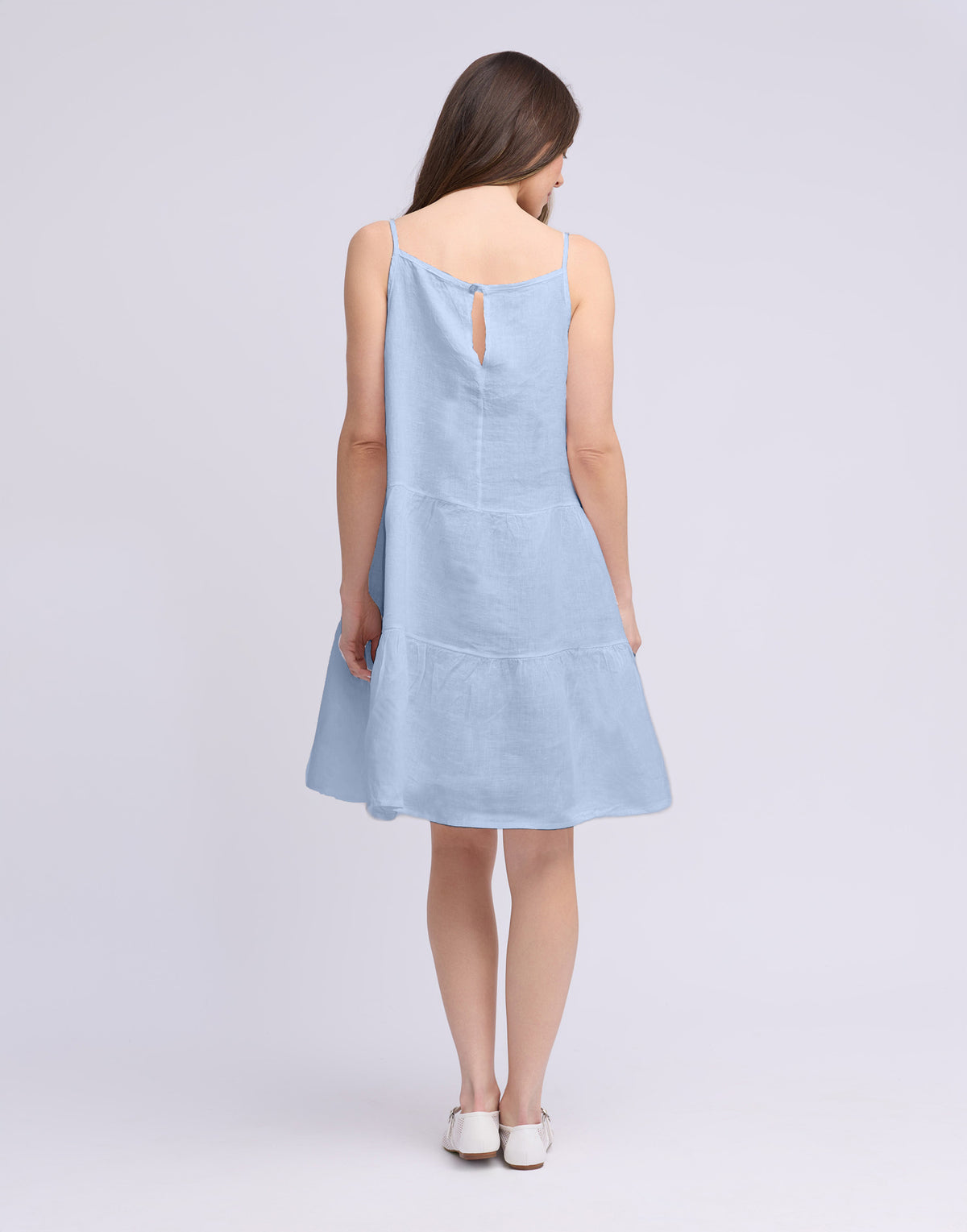 Isabella Dress - Azzura - Yoga Jeans - side view