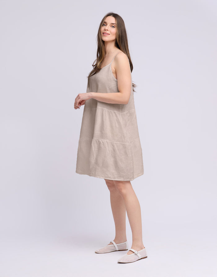Isabella Dress - Beige