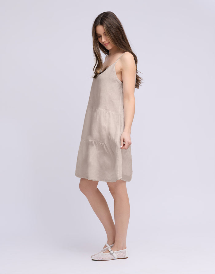 Isabella Dress - Beige
