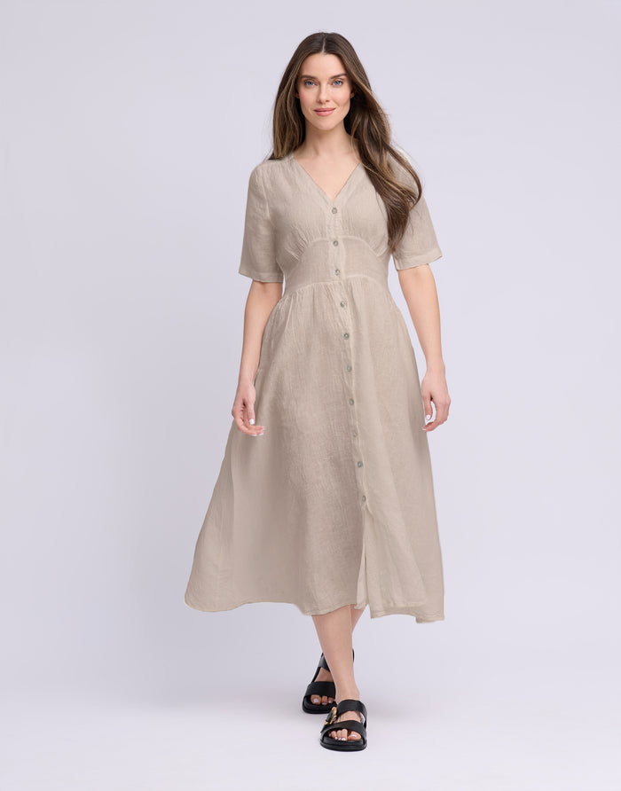 Bianca Dress - Beige