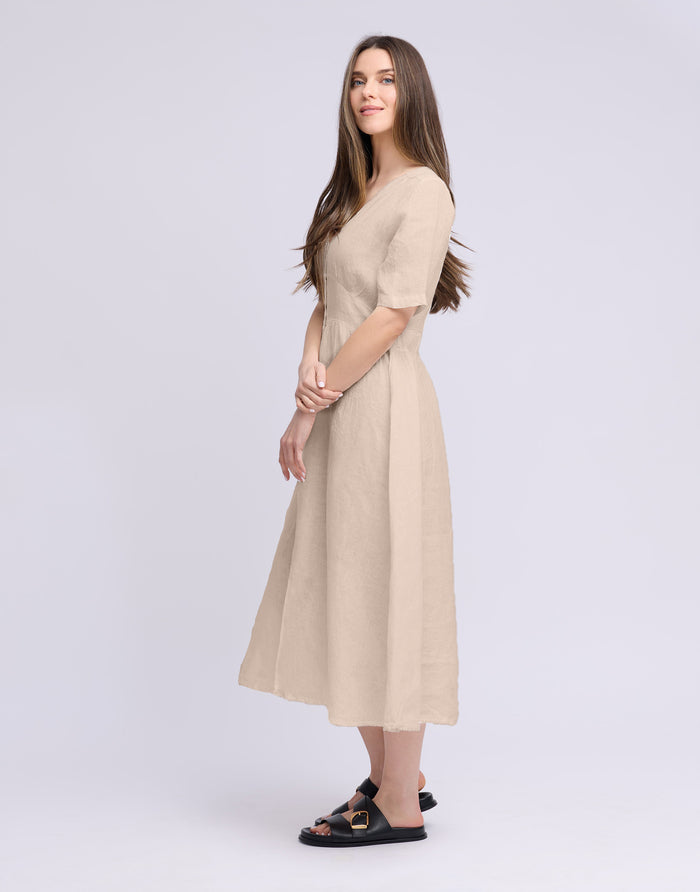 Bianca Dress - Beige