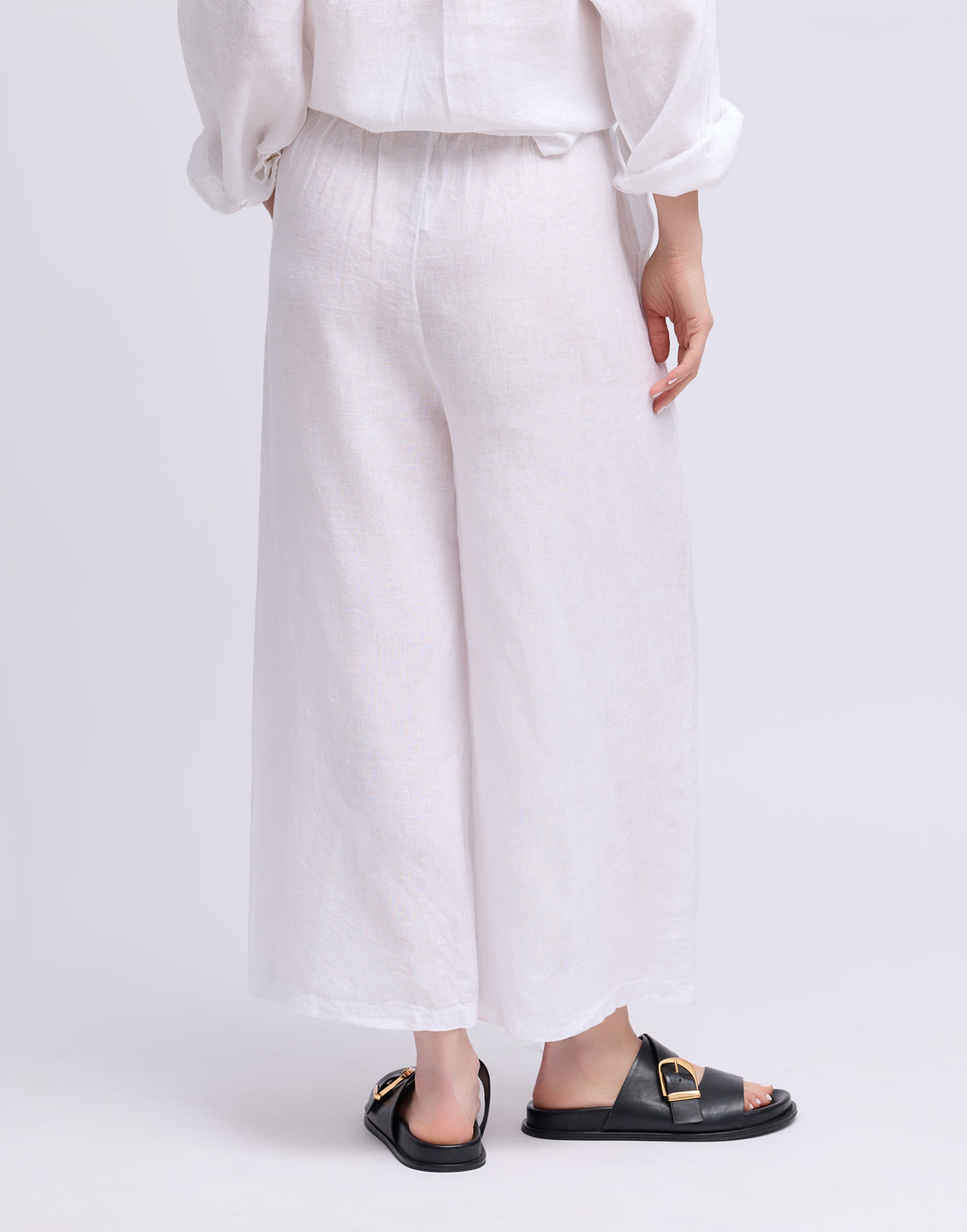 Sophia Pants - Blanco - Yoga Jeans -  view