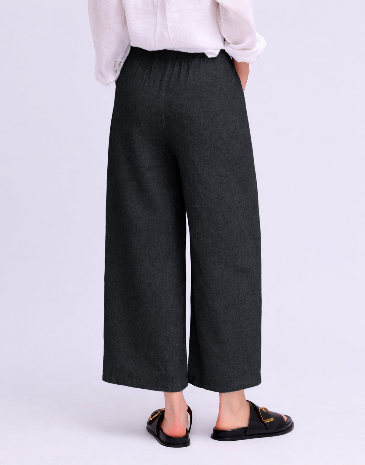 Sophia Pants - Black - Yoga Jeans - side view