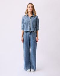 Lily Wide Leg - Classic Rise - Alpine