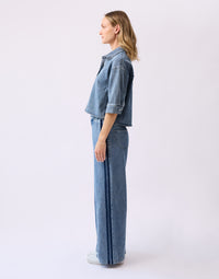 Lily Wide Leg - Classic Rise - Alpine