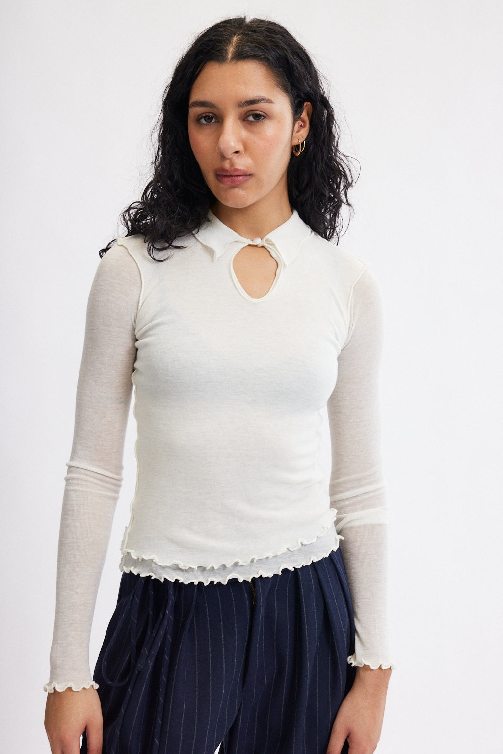 Piper Top - White - Eliza Faulkner - back view