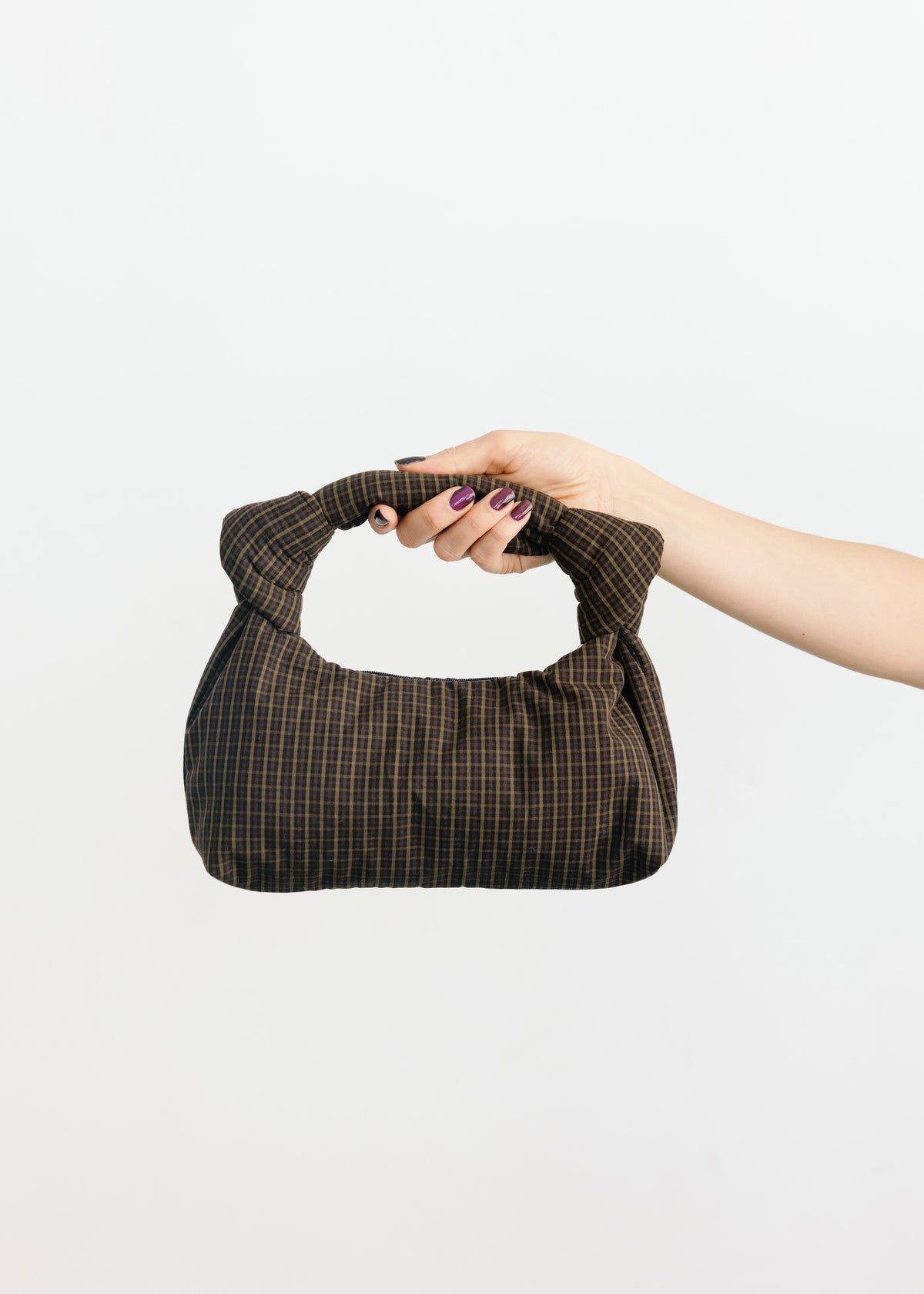 Bambi Bag - Toasted Gingham - A Bronze Age - front view