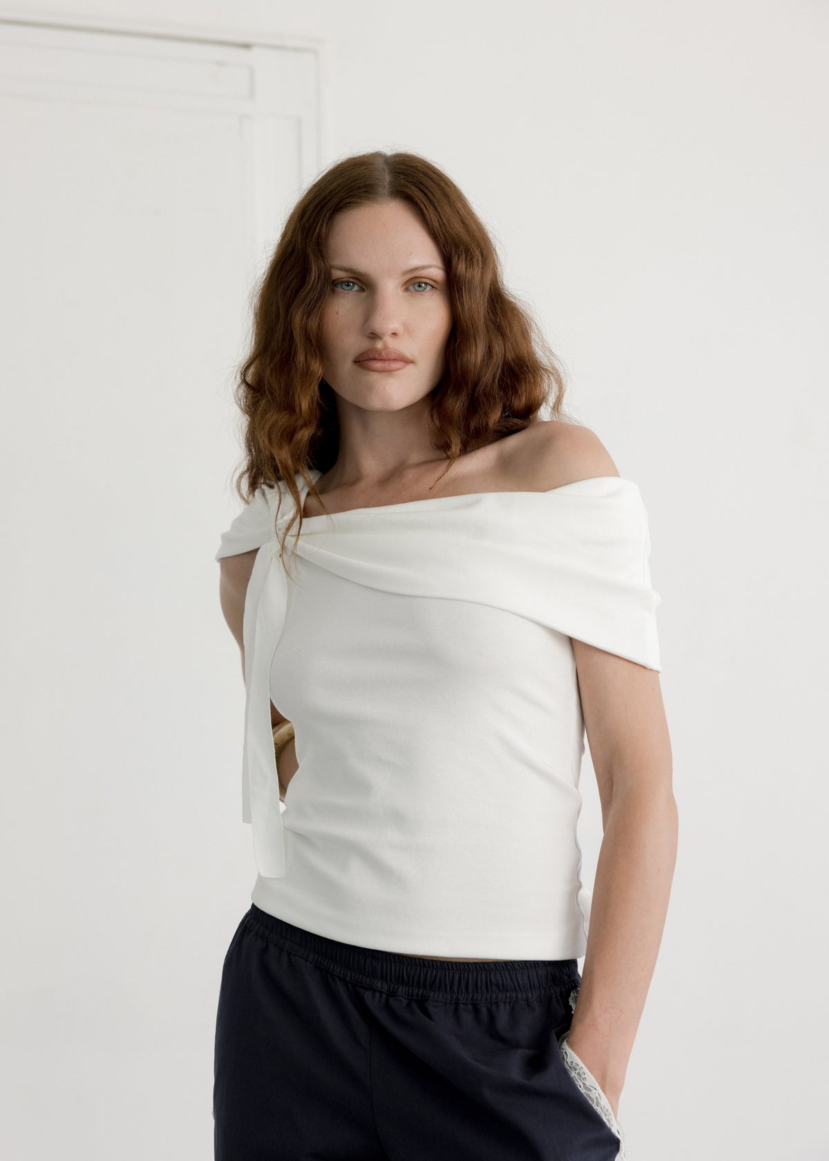 Celine Top White