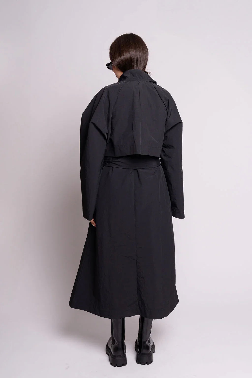 Cory Trench – Black Nylon | A Bronze Age Ethical Fashion – SWEVEN
