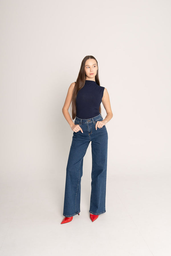 Wide Leg - Heritage Blue