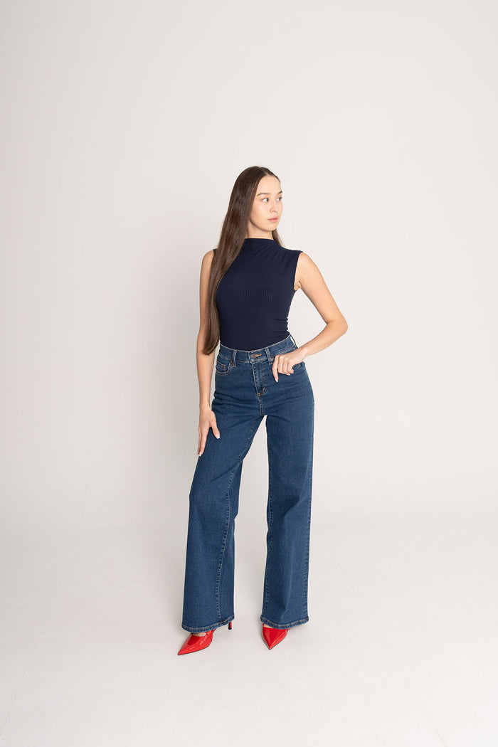 Wide Leg - Heritage Blue