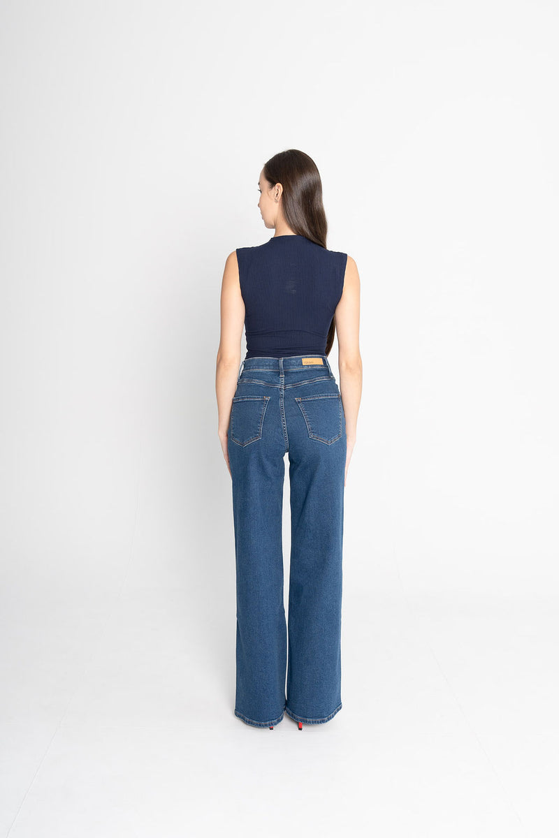 Wide Leg - Heritage Blue