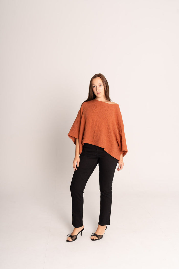 Cropped Beach Tee