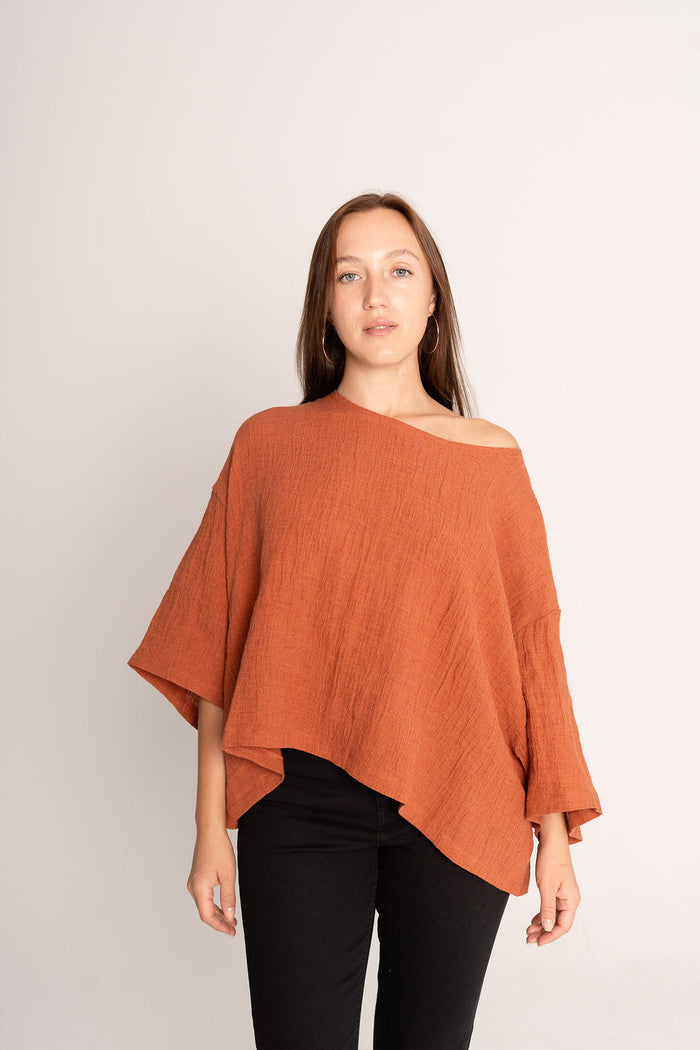 Cropped Beach Tee