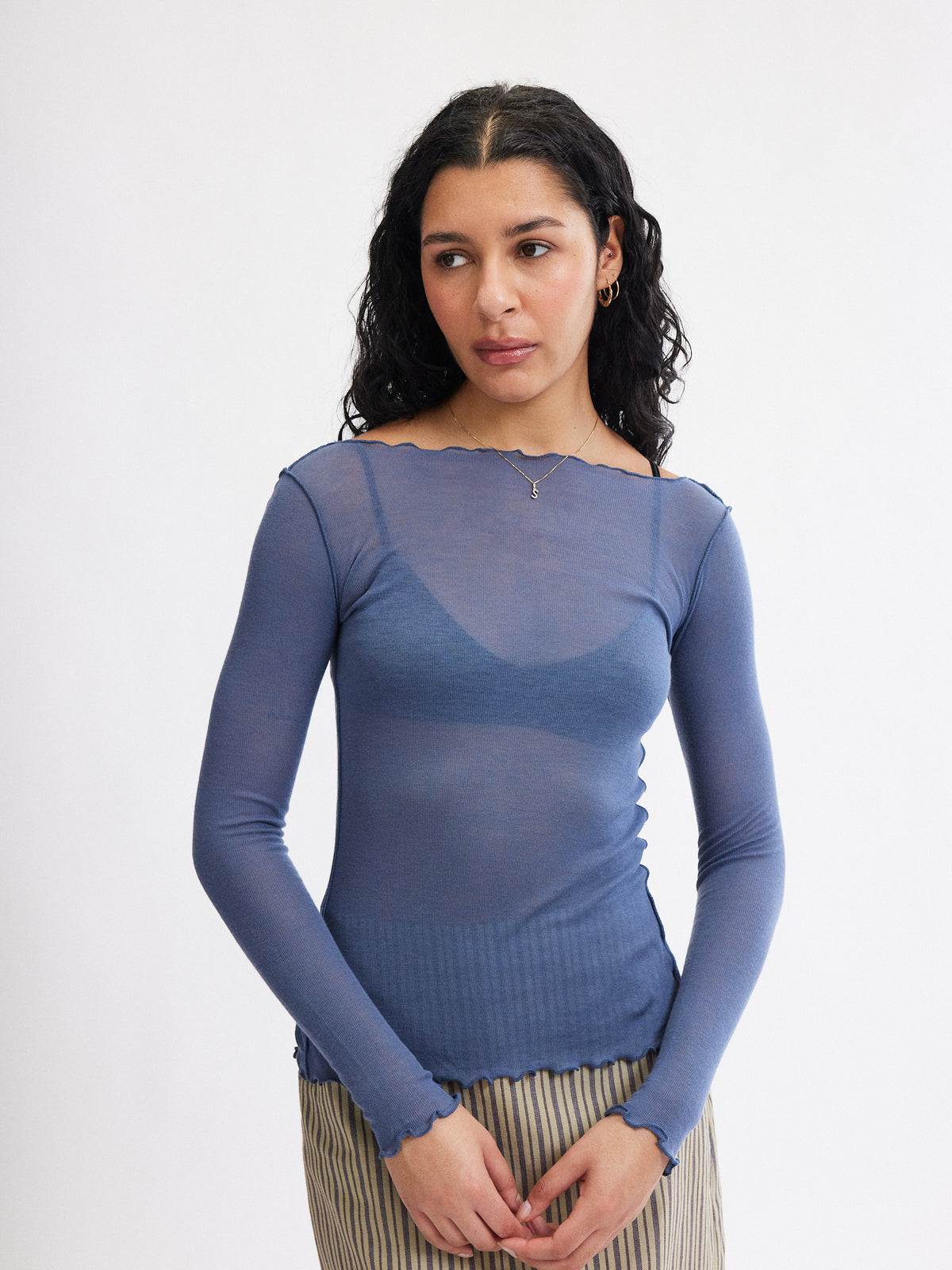 Jess Top - Slate - Eliza Faulkner - front view