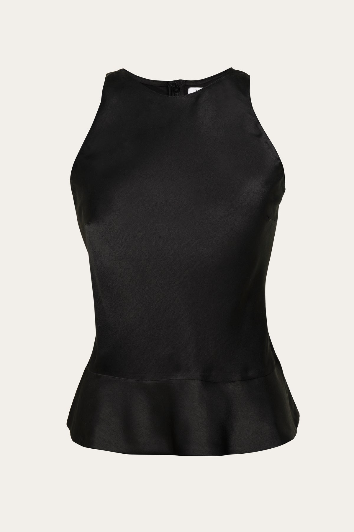 Halter Peplum Top - Malli - close-up view