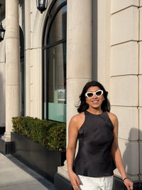 Halter Peplum Top