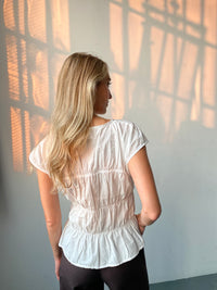 Relaxed Gathered Tee