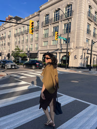 The Olive Georgette Bolero