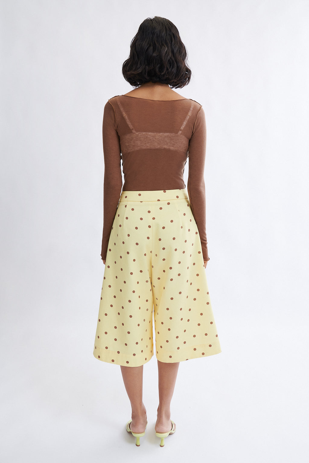 Carla Top - Brown - Eliza Faulkner - side view