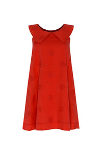 Clemence Dress - Tomato
