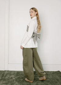 Patti Top -  Sandy Plaid