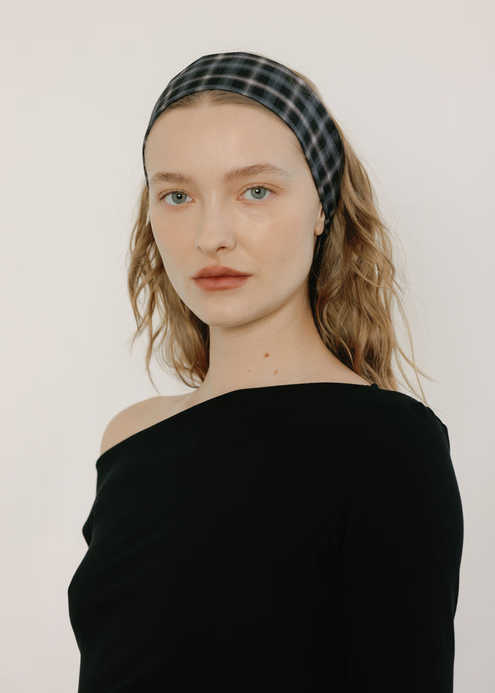 Riviera Headband - Chelsea Plaid