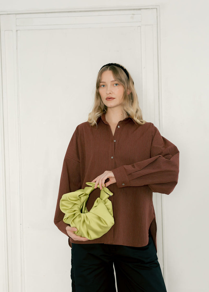Robbie Shirt - Wine Stripe
