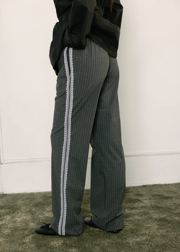 Sofina Pant - Ash Pinstripe