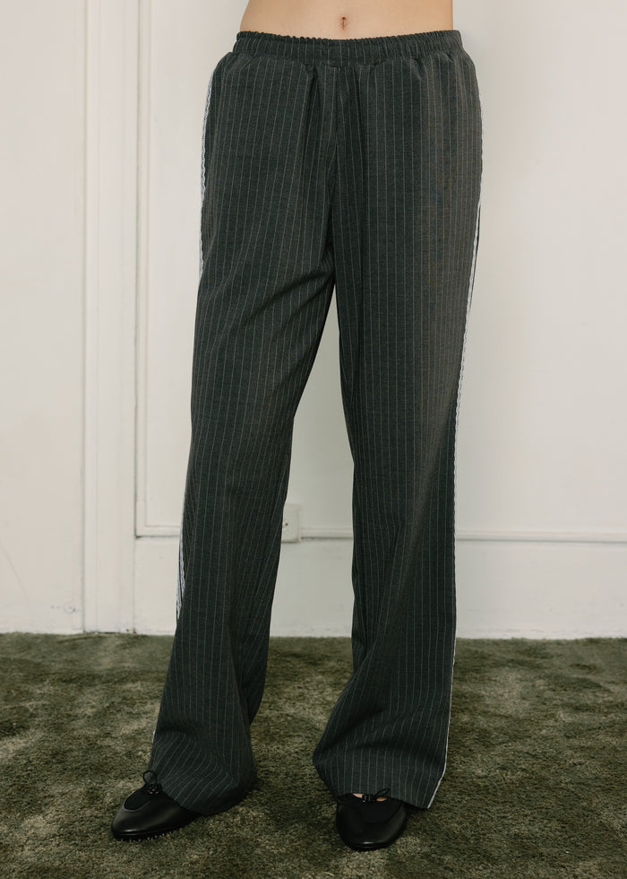 Sofina Pant - Ash Pinstripe