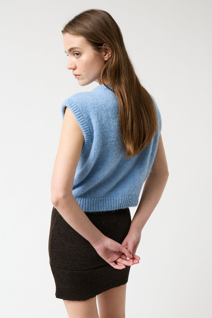 Praline Vest - Light Blue