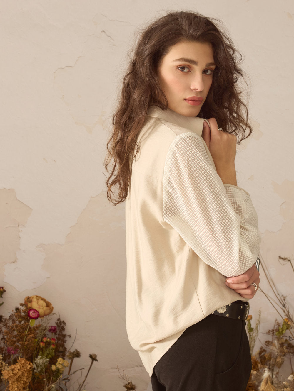 Chad Shirt - Ivory - CHLO. par Cokluch - back view