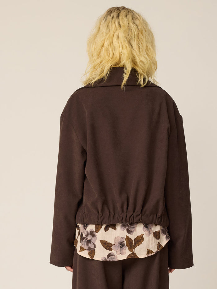 Blaise Jacket - Suede Espresso