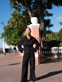 Galway Blouse - Carbon