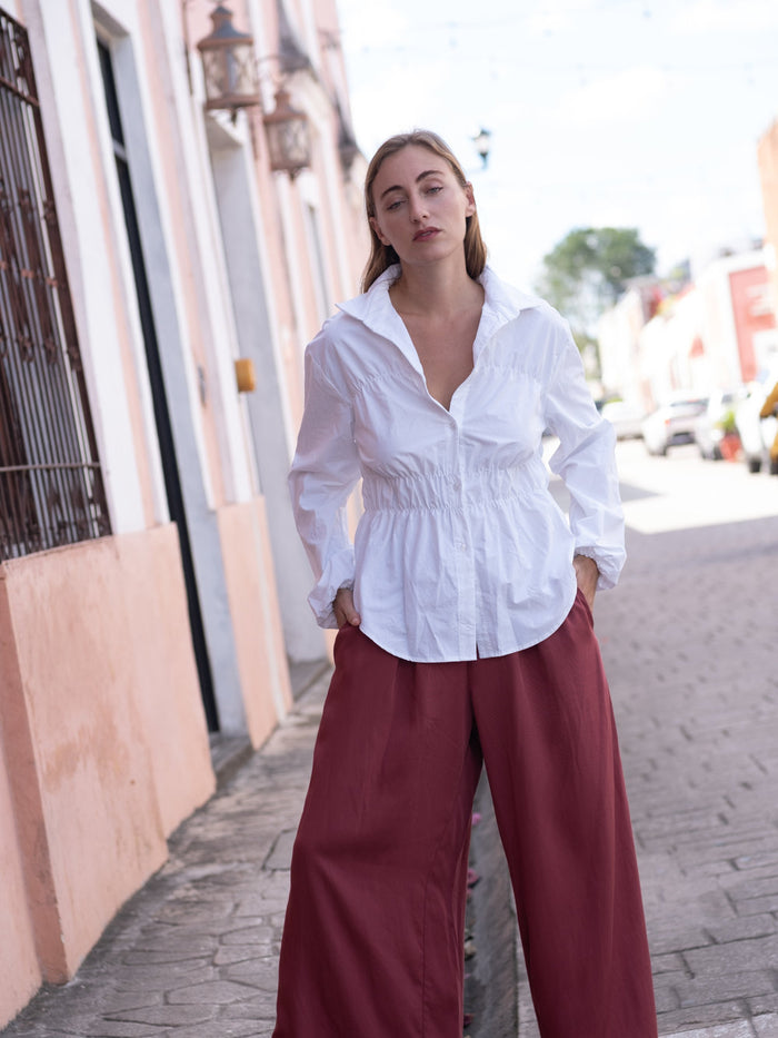 Galway Blouse - Chalk